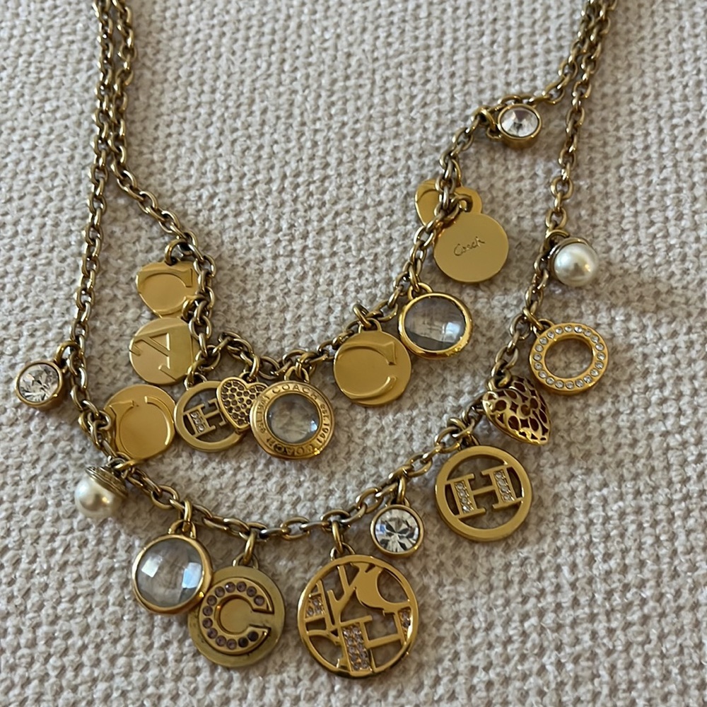 COACH charm necklace - Picture 4 of 5